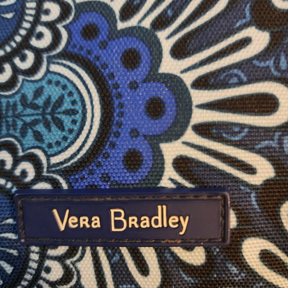 Vera Bradley Blue Floral Crossbody Bag - Picture 2 of 7